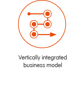 Vertically integrated business model